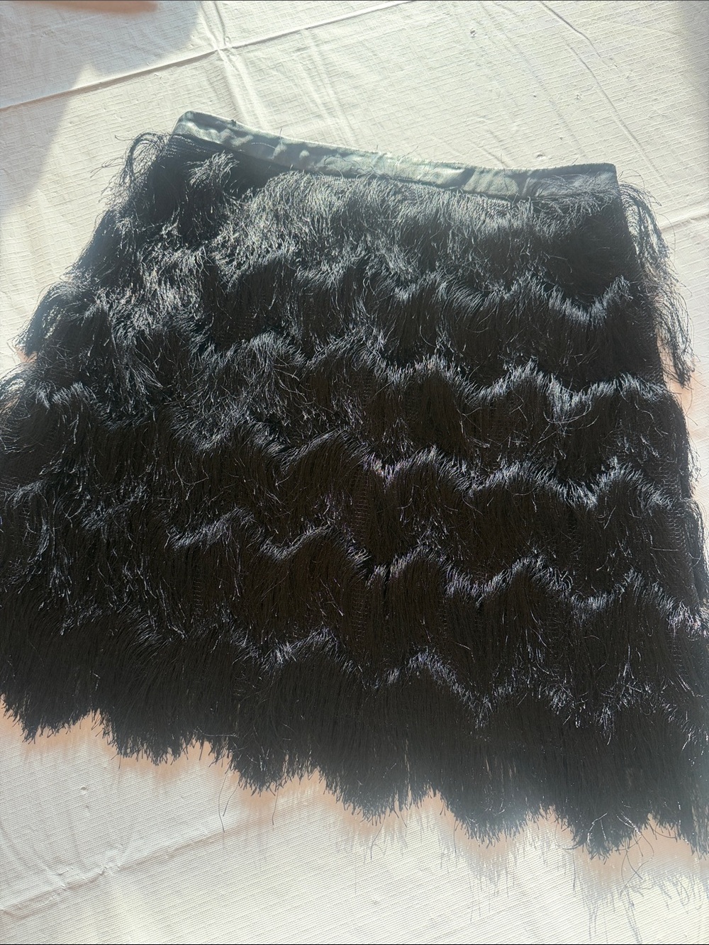 Sam Eldeman Fiona Fringe Mini skirt